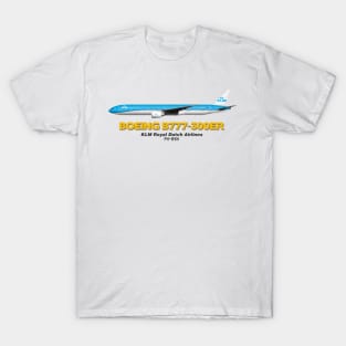 Boeing B777-300ER - KLM Royal Dutch Airlines T-Shirt